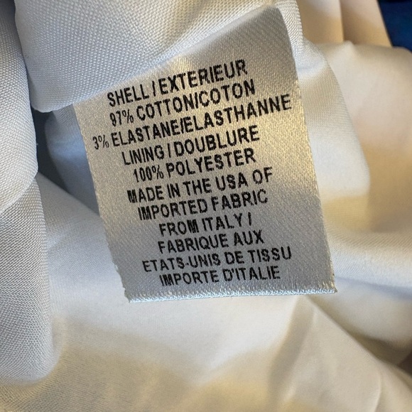 Milly Cut Out Mini Cocktail Dress in multicolor watercolour V-Neck size Small - Picture 7 of 11